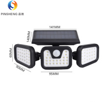 74 luzes solares de jardim solar LED ao ar livre em luscara lamparas solares pir solar led parede luzes de movimento de movimento com sensor